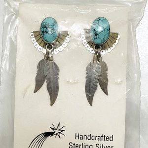 💎Turquoise & Sterling Earrings